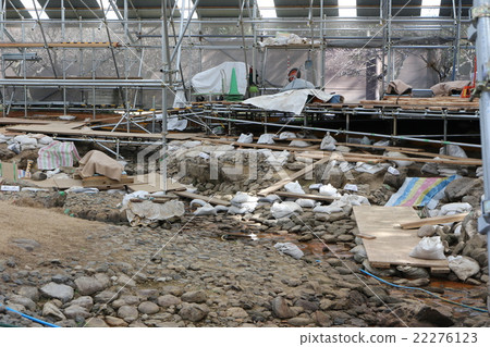 Heijo-kyo Sakyo, Sanjo-jo Buddhist monastery garden 22276123