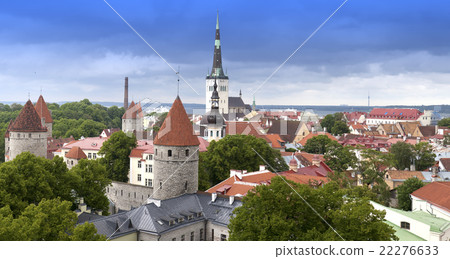 City panorama . Tallinn. Estonia... City panorama . Tallinn. Estonia... 22276633