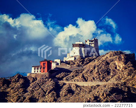 Namgyal Tsem gompa and fort. Leh, Ladakh Namgyal Tsem gompa and fort. Leh, Ladakh 22277715