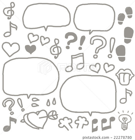 Hand-drawn marks blown out 22278780