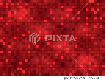 Abstract red mosaic background - Stock Illustration [22279015] - PIXTA