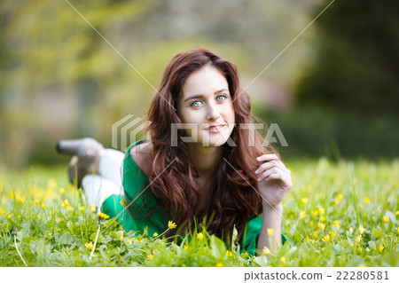 Happy teenage girl Happy teenage girl 22280581