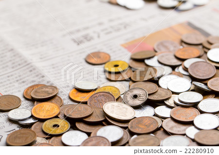 保存很多日本硬幣貨幣日本硬幣的很多小金錢金錢照片金錢財務 22280910