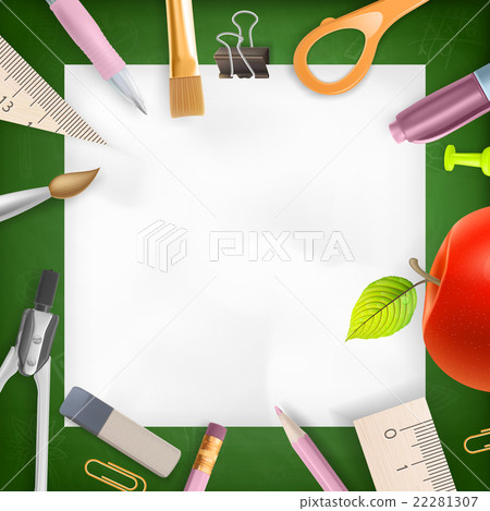 School season invitation template. EPS 10 School season invitation template. EPS 10 22281307