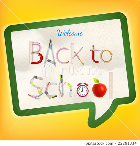 Back to school background. EPS 10 22281334