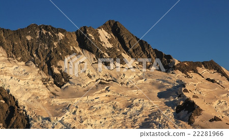 Peak of Mt Sefton and glacier 22281966