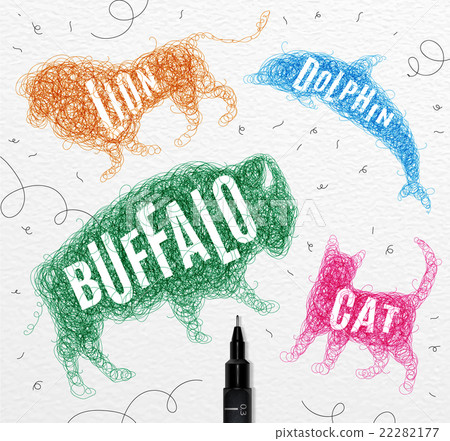 Tangled line buffalo color 22282177