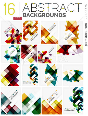 Collection of abstract backgrounds 22282770