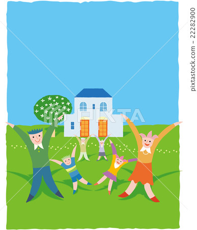House and flower family 22282900