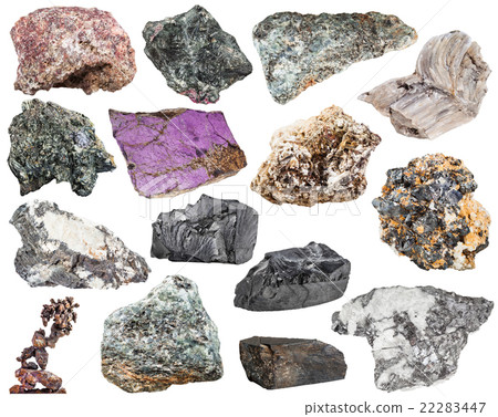 many natural mineral stones and rocks 22283447