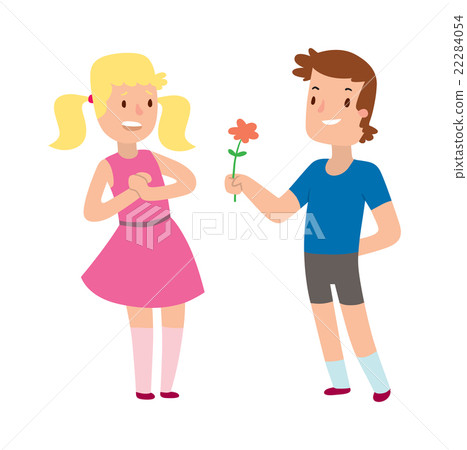First love vector illustration. - Stock Illustration [22284054] - PIXTA