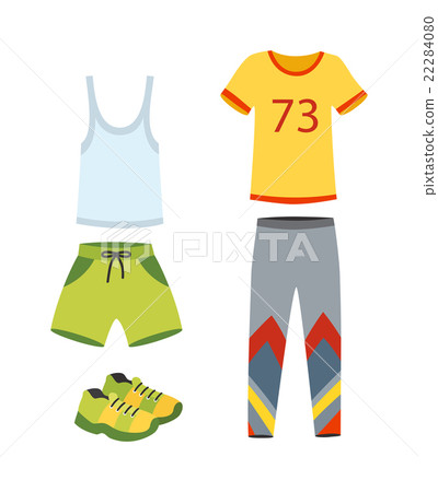 Jogging clothes vector illustration. 22284080
