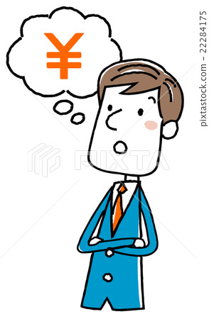 插圖素材:商人認為錢 插圖素材:商人認為錢 22284175