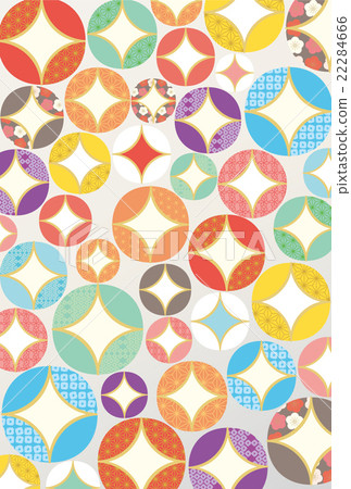 Background material - Colorful Cloisonne Pattern 1-3 Background material - Colorful Cloisonne Pattern 1-3 22284666