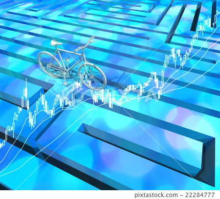Run the bicycle on the stock price chart maze Run the bicycle on the stock price chart maze 22284777