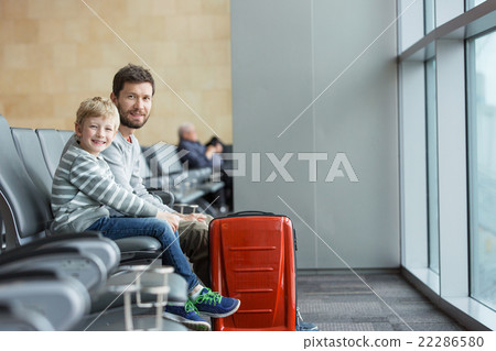 family at airport family at airport 22286580