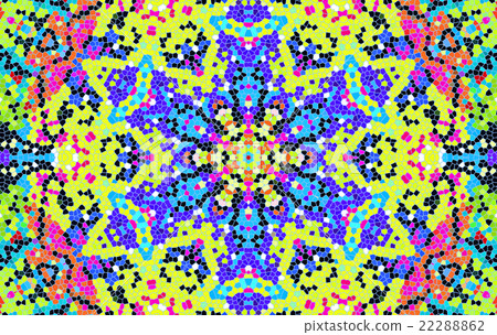 Bright multi-color mosaic pattern Bright multi-color mosaic pattern 22288862