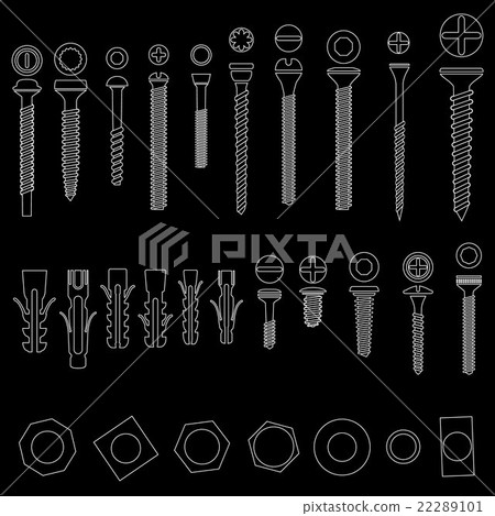 stripe pattern Screws 22289101