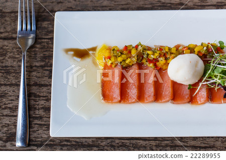 Carpaccio of salmon Carpaccio of salmon 22289955