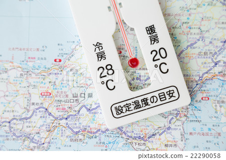Map and thermometer 22290058