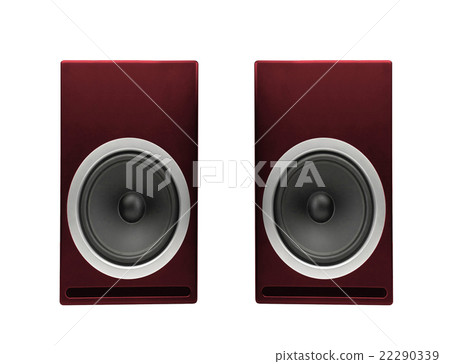 Audio speaker isolated on white 22290339