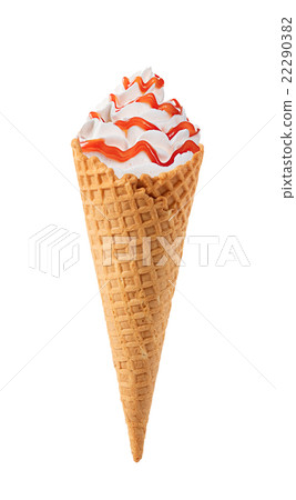 soft serve ice cream isolated 22290382