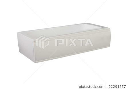 white bathtub isolated 22291257