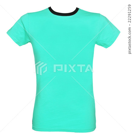 green shirt isolated 22291259