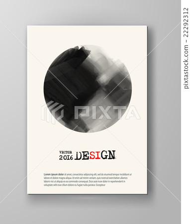 Abstract inkblot background. 22292312