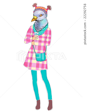 fashion animal illustration, anthropomorphic 22292758