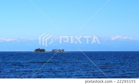 Abukashima and Tateyama mountain range 22293155