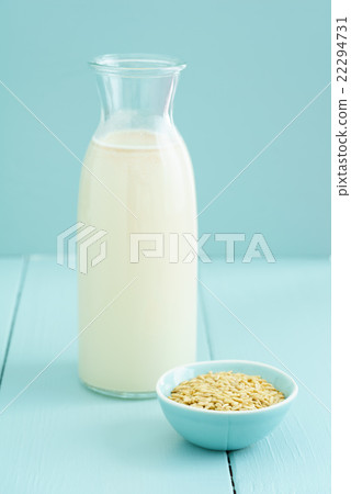Oat milk in a bottle Oat milk in a bottle 22294731