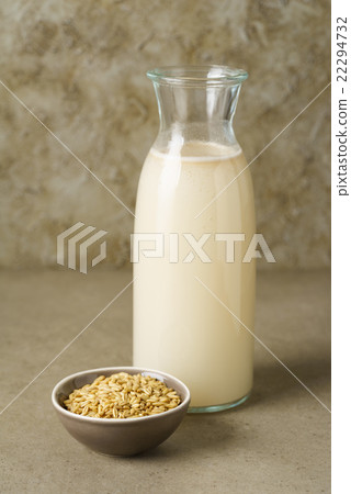 Oat milk in a bottle Oat milk in a bottle 22294732