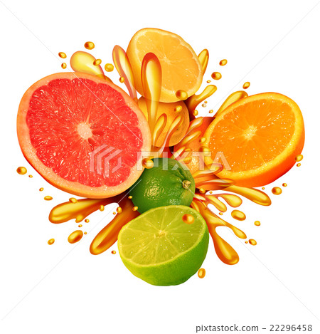 Citrus Fruit Splash 22296458
