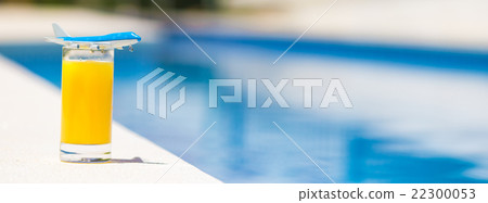 Summer and traveling concept: small airplane model Summer and traveling concept: small airplane model 22300053