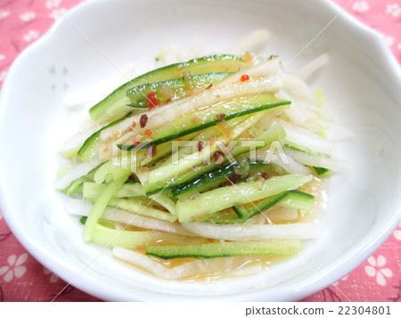 Dressed radish salad Dressed radish salad 22304801