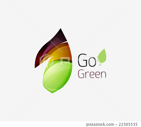 Minimalistic modern abstract leaf design, nature Minimalistic modern abstract leaf design, nature 22305535