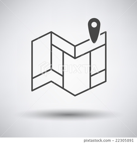 Navigation map icon 22305891