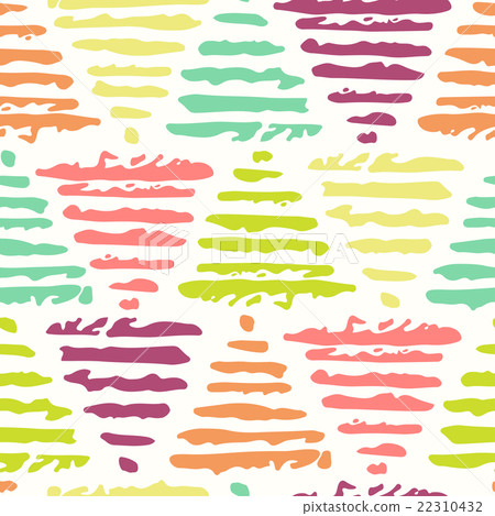 Vector seamless pattern with brush strokes. - Stock Illustration ...
