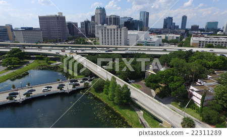 Aerial of downtown Orlando, Florida Aerial of downtown Orlando, Florida 22311289