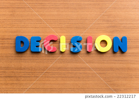 decision colorful word decision colorful word 22312217