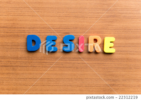 desire colorful word 22312219