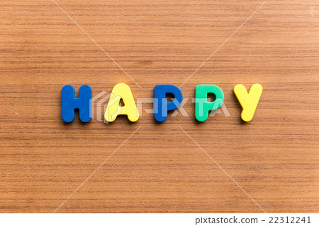 happy colorful word happy colorful word 22312241
