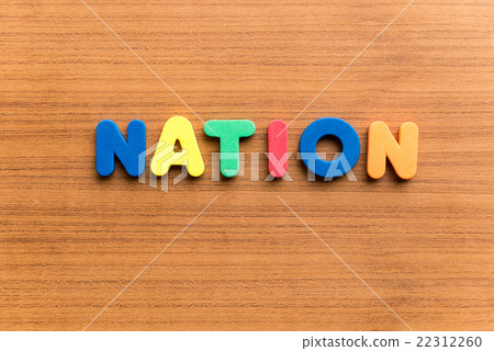 nation colorful word nation colorful word 22312260