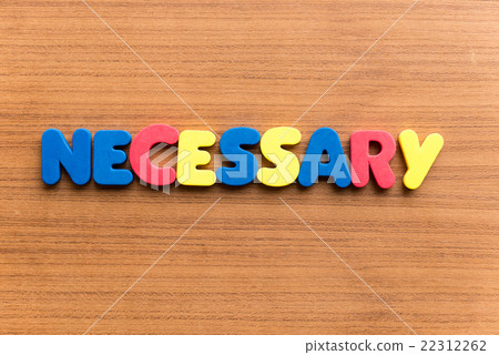 necessary  colorful word 22312262