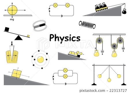 Physics and science icons set Physics and science icons set 22313727