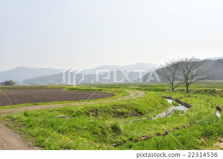 岩手縣遠野市的鄉村風光 岩手縣遠野市的鄉村風光 22314536
