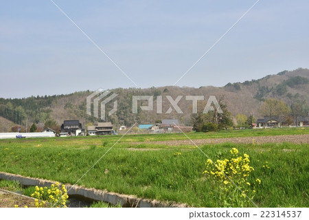岩手縣遠野市的鄉村風光 岩手縣遠野市的鄉村風光 22314537