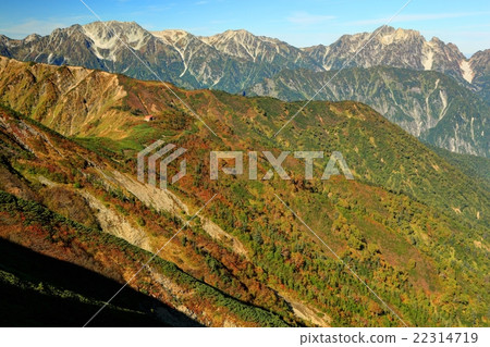 Tateyama seen from the ridgeline of the Northern Alps · Gigatake Mountain Tateyama seen from the ridgeline of the Northern Alps · Gigatake Mountain 22314719