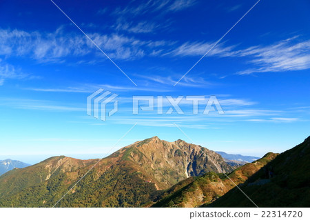 Kashima Atsugatake and the autumn sky seen from the Northern Alps · Mt. Kashima Atsugatake and the autumn sky seen from the Northern Alps · Mt. 22314720